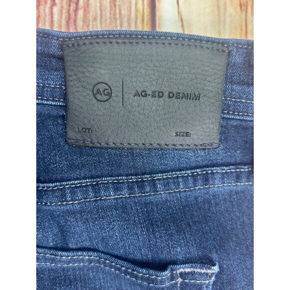 AG Everett Slim Straight Mens Dark Wash Ag-Ed Denim Jeans 34x33 - Picture 3 of 6